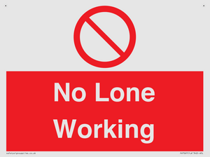 No Lone Working